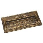 Bche pour lettres vigor alu - zinc bronze mm. 300x140