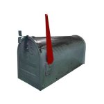 Bo�te aux lettres america en aluminium sans poteau en aluminium