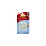 Blister 6 petits cintres transparents 8 bandes 225gr 17006clr command 3m