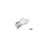 Blister de gant en cuir de vachette avec manchette 13 cm taille 9 Blister de gant en cuir de vachette avec manchette 13 cm taille 9