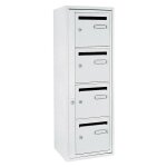 Decayeux - bloc de bo�tes aux lettres int�rieurs type languedoc standard cases b8 coloris gris 7040