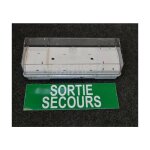 Luminox - bloc d'evacuation baes etanche 245x80x92mm 2 led 1. 6w 45lm portee 15m alim 24 - 110vcc ik10 ...