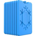 Bloc glace pour glaciere - lot de 8 pi�ces, chaque de 200 millilitres - pain de glace pour sac isotherme ...