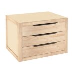 Astigarraga - bloc 3 tiroirs bois 29. 5x38x30cm blna30