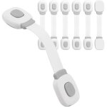 Bloc porte securite bebe 6 pi�ces, bloque tiroir placards loquets et frigo securite placard enfant protection ...