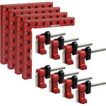 Bloc de positionnement � 90 degr�s, pince de fixation � angle droit en alliage d'aluminium, outils de ...