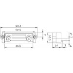 Bloc de rglage  bascule pour gche centrale ferme u ou plate. - iseo city