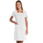 Blouse blanche mdicale femme isacco abitino stretch blanc xxl