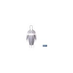 Blouse jetable blanche en polypropyl�ne (taille unique) 30 g / m�
