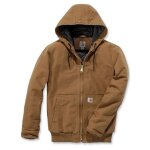 Blouson duck active jacket 104050 carhartt marron - taille s - s1104050brns