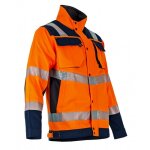 Lma - blouson haute visibilit� bicolore orange / marine ampoule l
