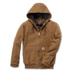 Blouson de travail duck active jacket 104050 carhartt marron - taille m - s1104050brnm Blouson de travail duck active jacket 104050 carhartt marron - taille m - s1104050brnm