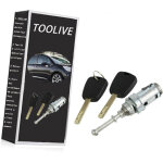Bluedeer - kit serrure + barillet pour porte avant gauche citroen c2 c3 c3 pluriel + 2 cl�s - -