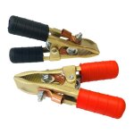 Bluedeer - pinces de d�marrage en laiton ( + et - ) 400 amp - lot de 2 pinceschargeur, c�bles de d�marrage ...