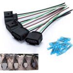 Bobine d'allumage connecteur, c�ble de remplacement pour vw audi avec bornes thermor�tractables