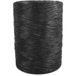 Bobine de corde en raphia 900 noir plat 400 g pour attacheuse agricole