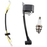 Bobine dallumage avec bougie dallumage pour husqvarna 136 137 137e 141 142 142e 235 240 23 26 36 41 remplace ...