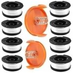 Bobine fil coupe bordure pour black et decker coupe - bordures, 8 bobine de fil debroussailleuse avec ...