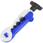 Bobine de p�che multifonction - enrouleur rapide pour fil de mer - accessoire blanc et bleu pour moulinet ...