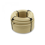 Linxor ? rouleau de tendeur �lastique 25 m�tres x 8 mm ? beige ? r�sistance accrue pour b�ches d?hivernage ...