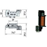 Bobine de serrure �lectrique v. 12 07025 - 00 - 0 cisa