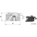 Bobine de serrure �lectrique v. 12 droite 07118 - 00 - 1 cisa