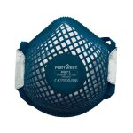 Ergonet ffp2 masque respiratoire  valve - blanc portwest
