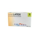 Boite de 100 gants latex pré - poudrés taille s / 6 - 7 emilabo Boite de 100 gants latex pré - poudrés taille s / 6 - 7 emilabo