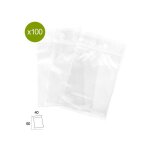 Bo�te de 100 sachets zip 40x60mm 50�