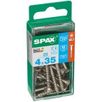 Spax - lot de 25 vis inox t�te frais�e torx diam. 4 mm x l. 35 mm