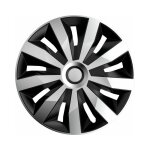 Bo�te de 4 enjoliveurs penta silvernoir abs 15'' polaire ra15 - rpea - ce produit de marque polaire est ...