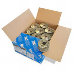 Bo�te de 4000 clous � t�te plate, annel�s extra galvanis�s en rouleau d. 2, 8 x 64 mm tacwise