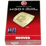 Boite de 5 sacs antibacterie h30s sensory telios arianne (09178278) aspirateur 36087 hoover