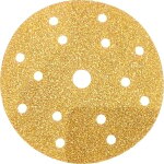 Boite de 50 - disques abrasifs pon�age abrapro d150, 15 trous bois, peinture et vernis �paisseur du grain: ...