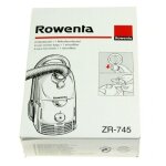 Lot de 6 sacs + 1 microfiltre pour aspirateur rowenta zr745