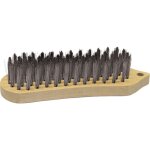 Brosse forme violon 210x170x35 fil acier droit manuelle