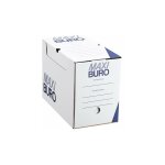 Bo�te � archives blanches dos 18 cm - maxiburo - lot de 20