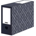 Bo�te archives carton fellowes d�co dos de 10 cm - montage manuel - lot de 5