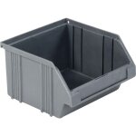 Novap ? bac de rangement 1l en polypropyl�ne ? dimensions p125xl125xh75 ? patte d'accrochage et fond ...