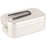 Bo�te bento en aluminium l�ger 800ml avec poign�e pliable - id�ale pour pique - nique et voyage, cuisine ...