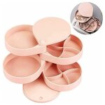 Deesse shop - bo�te � bijoux ronde pour femme, bo�te � bijoux portable de voyage, bo�te - cadeau � bijoux ...