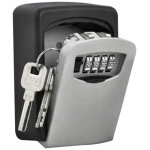 Bo�te � cl� s�curis�e, ext�rieur �tanche bo�te s�re de serrure d'alliage de zinc de stockage s�r avec ...