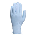 Boîte distributrice de 100 gants nitrile non poudré - couleur : bleu - taille : 9 / 10 delta plus Boîte distributrice de 100 gants nitrile non poudré - couleur : bleu - taille : 9 / 10 delta plus