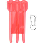 Bo�te de fl�chettes portable universelle abs avec 3 manchons et attache en alliage d'aluminium