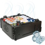 Boite isotherme pliante cold box venteo pr�serve la chaleur et le froid - peut contenir jusqu'� 25kg ...