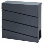 Bo�te aux lettres aw anthracite 41 370x370x105mm