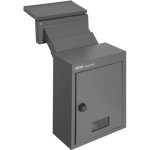 Boite aux lettres encastrable murale, 320x158x430 mm, boite de depot courrier travers mur, 70 a 200 mm, ...