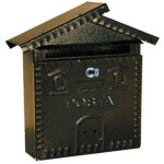 Bo�te aux lettres en fer forg� 28x35x9cm