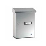 Bo�te aux lettres en inox avec toit ap 10 - 017 silmec