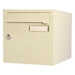 Renz - bote aux lettres normalise 1 porte extrieur acier beige brillant